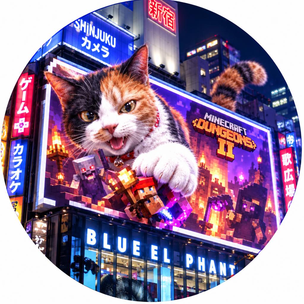 Shinjuku Calico Cat Craze original artwork